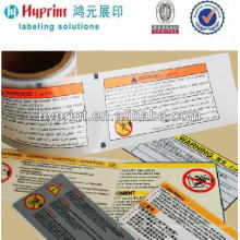 heat transfer car labels